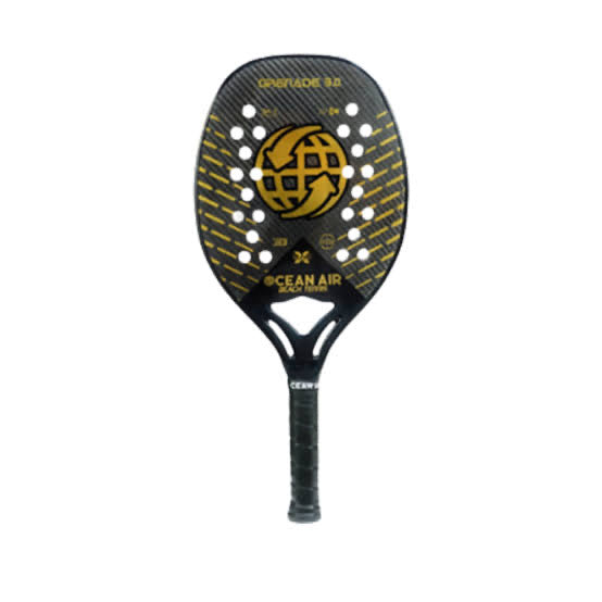 RAQUETE DE BEACH TENNIS OCEAN AIR GRENADE 3.0 GOLD